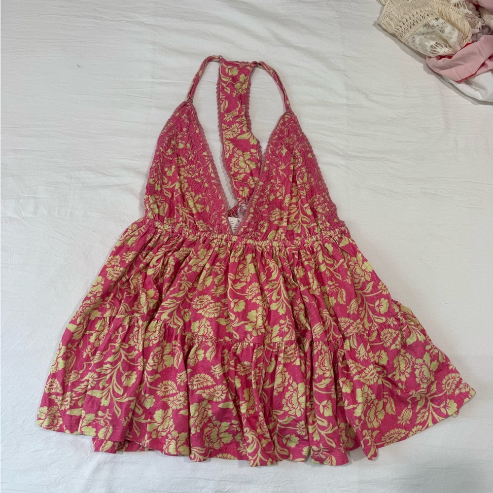 Free People Floral Tank Top